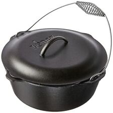Lodge Cast Iron Dutch Oven with Iron Cover, Pre-Seasoned, 7-Quart picture