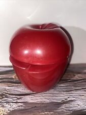 Tupperware Apple Keeper Red Color  W/Glitter 49414-1 picture