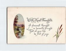 Postcard With Kind Thoughts Nature Scene picture