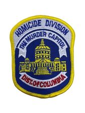US District of Columbia Washington Homicide Division Murder Capitol Police Patch picture