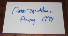 Patti McGuire Playboy Playmate of the Year 1977 PMOY signed autographed 3x5 card picture
