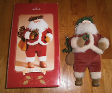 Hallmark Pere Noel Standing Santa Porcelain Face & Boots Approx. 15 Inches Tall picture