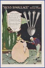 Vintage 1916 1835 R. WALLACE Silver Plate Laurel Georges Musaphia Art Print Ad picture