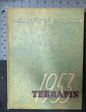 Vintage University of Maryland College Park Yearbook Terrapins Terps 1953 picture