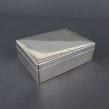 Vintage Sterling Silver & Wooden Inlaid Storage Box picture