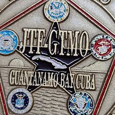 Naval Base Guantanamo Bay JTF GTMO Operation ENDURING FREEDOM Challenge Coin  picture