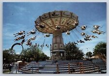 Postcard PA Kennywood Amusement Park Wave Swinger Swings Ride AU12 picture
