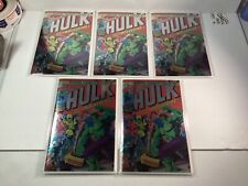 INCREDIBLE HULK FOIL (LOT OF5️⃣) #181D NM/MT 9.8🟢$CGC READY$🟢🥇1st WOLVERINE🥇 picture