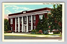 Eufaula AL-Alabama, Court House, Antique Vintage Souvenir Postcard picture