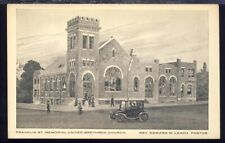 VTG Postcard 1915-30, Franklin St Memorial United Brethren Church picture
