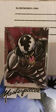 2020 Upper Deck Marvel Masterpieces VENOM Sketch 1/1 signed by Erick Marshall. picture