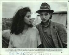 1985 Press Photo Actors Jami Gertz and Ralph Macchio in 