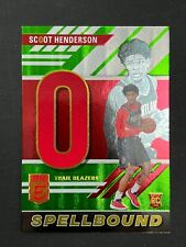 PANINI DONRUSS ELITE 2023/24 SPELLBOUND GREEN #13 SCOOT HENDERSON ROOKIE CARD picture