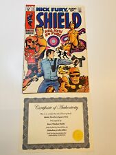 *Barry Windsor Smith SIGNED +COA* Nick Fury Agent of SHIELD #12 (1969) 1st Print picture