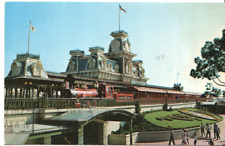 Vintage Postcard Walt Disney World Steam Railroad Orlando FL 1984 picture