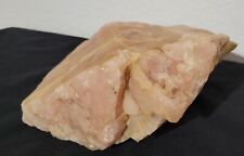 large natural rose quartz weighs 7 lbs., measures 7 x 7 x 3 picture