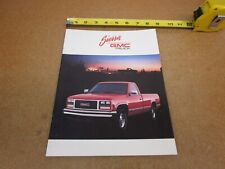 1989 GMC Sierra pickup truck C/K 1500 2500 3500 sales brochure 24pg ORIGINAL picture
