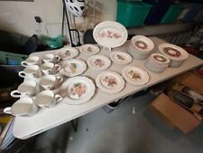 42 Pieces VTG Disney Direct Christmas China Disney Characters w/ Gold Trim RARE  picture