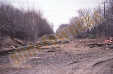 Vtg 1986 Train Slide Railroad Tracks X2F023 picture