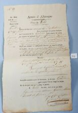 1809 Order France Army of Germany Provisions Napoleon Waterloo Battle War picture