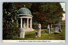 Nashville TN-Tennessee, Burial Place Pres Andrew Jackson Vintage c1909 Postcard picture
