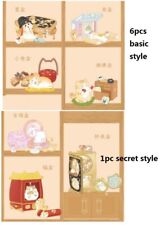 6pcs Cute Anime Palace Museum Box Cat PVC Figures Model Collectible Designer Toy picture