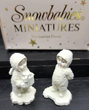 Is That For Me?  Snowbabies Dept. 56 Pewter Miniatures 7613-7 in Box picture