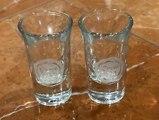 LIBBEY JOSE CUERVO 1800 TEQUILA FROSTED SHOT GLASSES BARWARE ADVERTISE LOT 2 EU picture