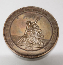 1876 Commemoration 100th Anniversary of American Independence US Mint 38 MM 22.7 picture