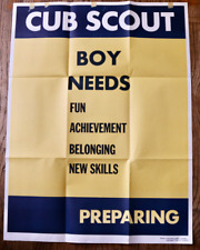 CUB SCOUTS vintage 1980's scout leader membership training HUGE lot ephemera picture