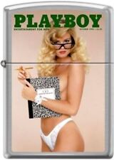 Zippo Playboy October 1990 Cover Street Chrome Windproof Lighter NEW RARE picture