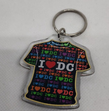 Washington DC Souvenir T Shirt Style Novelty Keychain picture