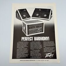 Peavey Portable Monitor Package 1980 Print Ad 8x11 EQ-27 CS-400 perfect harmony picture