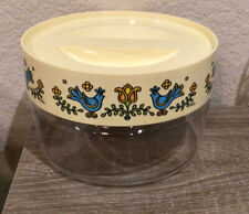 1975 Vintage PYREX CORNING COUNTRY FESTIVAL STORE 'N' SEE CONTAINER Plastic Lid picture