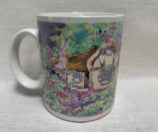 Vintage Vandor Dawna Barton English Country Garden Cottage Coffee Cup ~ Japan picture