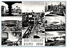 1958 Road Pavilion Multiview Brussels Belgium Expo RPPC Photo Postcard picture
