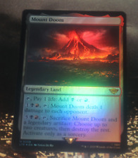 MTG Mount Doom FOIL The Lord Of The Rings: Tales Of Middle-Earth Mythic 0258 picture