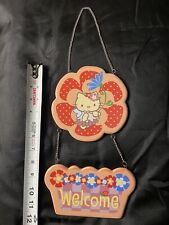 Vintage Sanrio Hello Kitty 2006 Welcome Sign picture