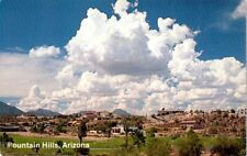 Vintage Postcard Elevated View of the Town of Fountain Hills Arizona AZ     7275 picture