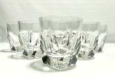 Vintage Colony Vanity Clear Juice Glasses Old Fashioned Glasses 5 oz. Set of 6 picture