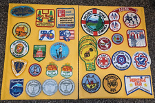Mixed Lot of 30+ BSA Boy  / Girl Scouts Landmarks Historical Locations Patches picture