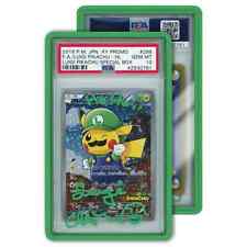 GradedGuard PSA Graded Card Protective Case Display Bumper -GREEN - NEW Pokemon picture