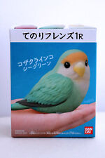 Tenori Friends 1R Rosy-faced Lovebird Sea Green Bird Vinyl Figure Bandai picture