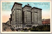 San Francisco California CA, 1926 Hotel Building, St. Francis, Vintage Postcard picture