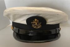 VINTAGE U.S.N. VISOR CAP /HAT..NAVY..SMALL picture