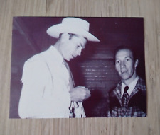 Rare Hank Williams Photos with fans? White Nudie Suit Lot of 2 Country picture
