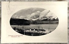 Entrance to Burrard Inlet Vancouver British Columbia Canada RPPC Postcard 2280 picture