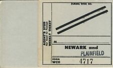 Vintage Mid 20th Century Central railroad of New jersey Weekly Ticket 4717 picture