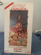 Disney ParksMickey's Very Merry Christmas Party” Cardboard Sign Prop Vintage picture