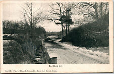 Vtg 1900s East Rock Drive New Haven Connecticut CT Unused Postcard picture